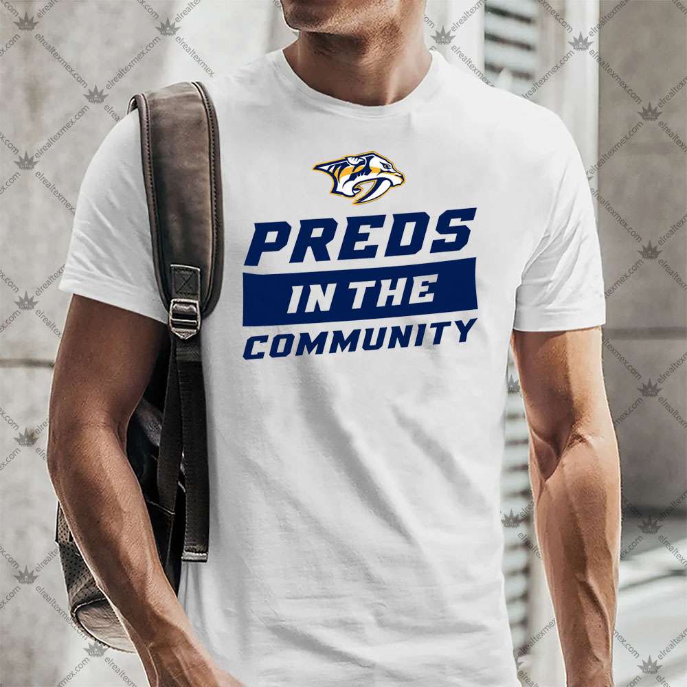 Nashville Predators Preds In The Community 2 Nashville Predators Preds In The Community TShirt