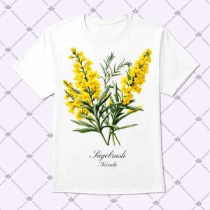 Nevada State Flower-Sagebrush T Shirt