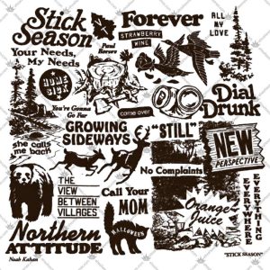 Noah Kahan Stick Season T Shirts