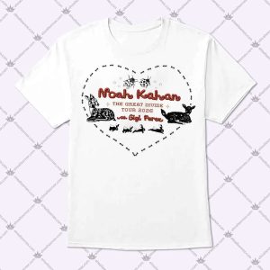 Noah Kahan The Great Divide Tour 2026 With Gigi Perez Shirt