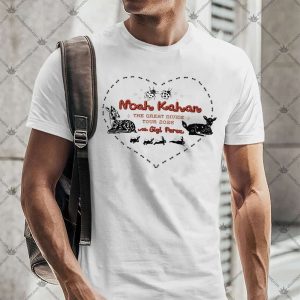 Noah Kahan The Great Divide Tour 2026 With Gigi Perez TShirt