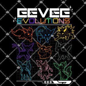 Pokemon Eevee Eeveelutions T Shirts