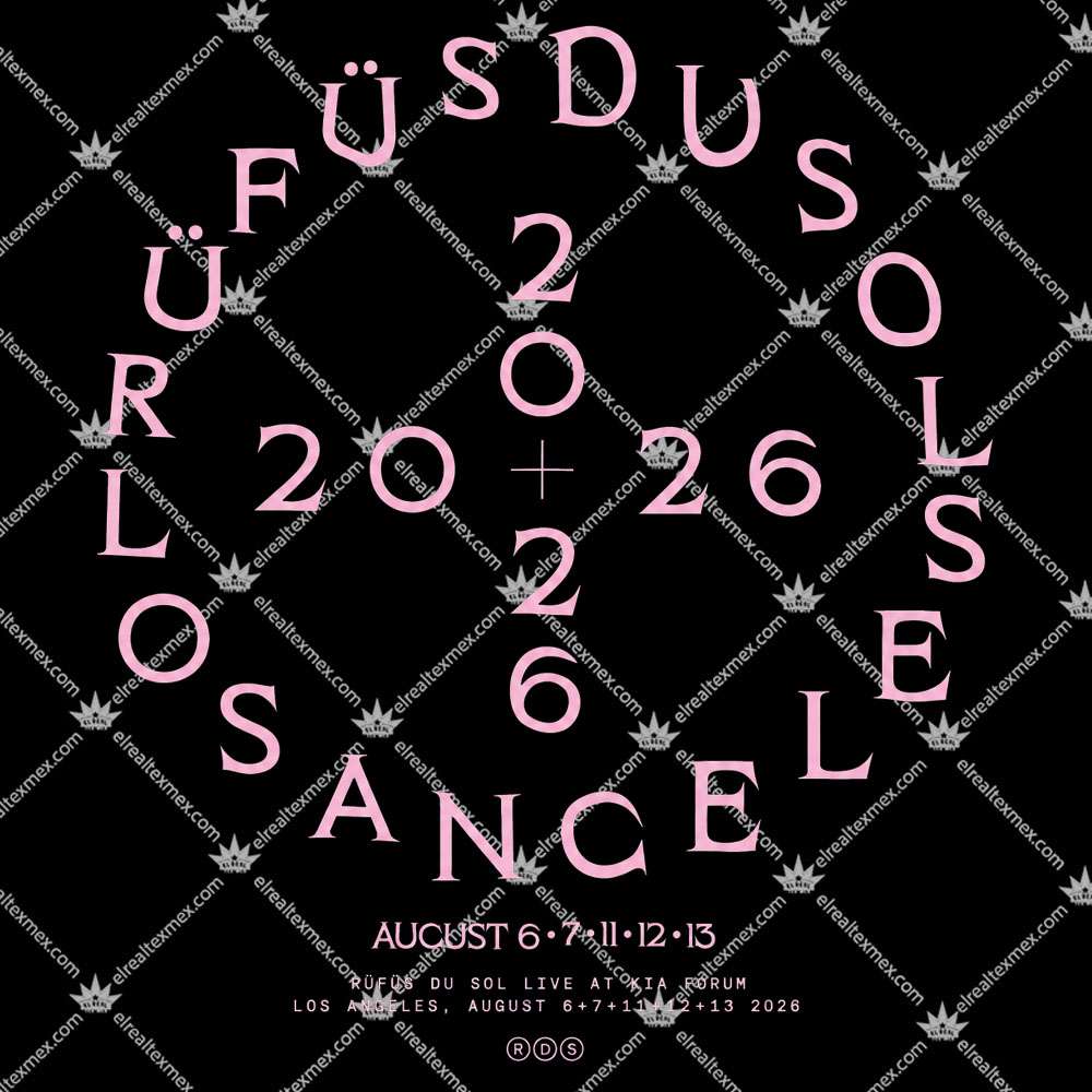 RÜFÜS DU SOL Los Angeles 2026 2 RÜFÜS DU SOL Los Angeles 2026 T Shirts