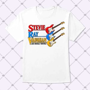 Ray Vaughan Concert Double Trouble T Shirt