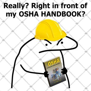 Really Right In Front Of My Meme OSHA HANDBOOK 5 Really Right In Front Of My Meme OSHA HANDBOOK Shirts
