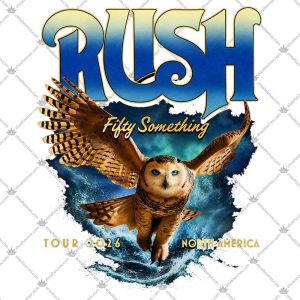 Rush Fifty Something Tour 2026 Grey Owl 5 Rush Fifty Something Tour 2026 Grey Owl Shirts