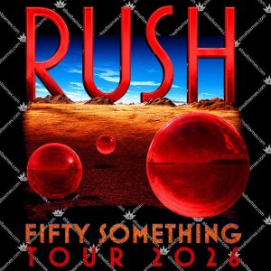 Rush Fifty Something Tour 2026 Spheres Shirts