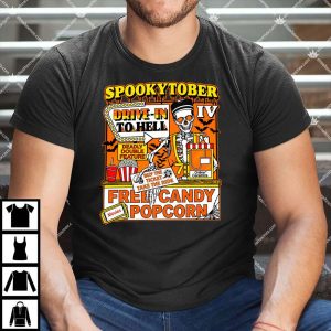 Spookytober IV Drive In To Hell T Shirt