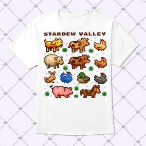Stardew Valley Farm Animals Cross Shirt