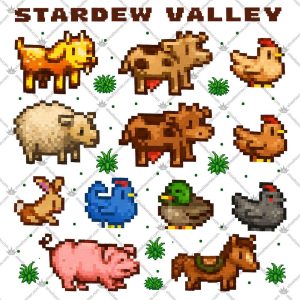 Stardew Valley Farm Animals Cross 5 Stardew Valley Farm Animals Cross Shirts
