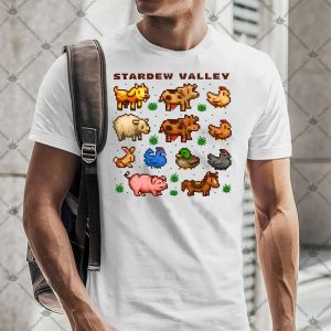 Stardew Valley Farm Animals Cross TShirt