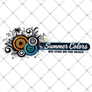 Summer Colors Big Star On The Beach 4 Summer Colors Big Star On The Beach T Shirts