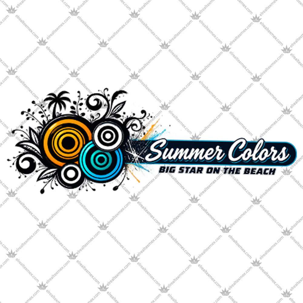 Summer Colors Big Star On The Beach 2 Summer Colors Big Star On The Beach T Shirts