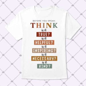 THINK Acronym T Shirt