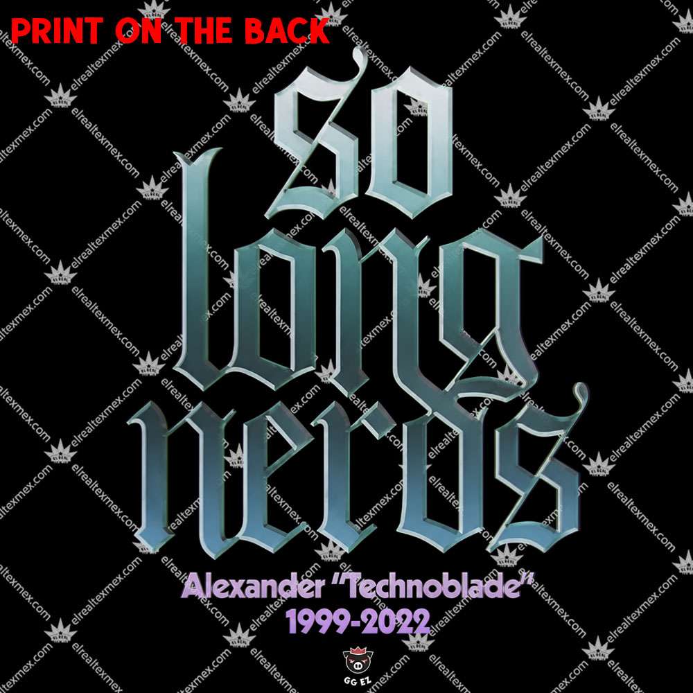 Technoblade So Long Nerds 2 Technoblade So Long Nerds TShirt