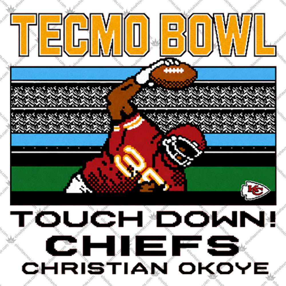 Tecmo Bowl Chiefs Christian Okoye 3 Tecmo Bowl Chiefs Christian Okoye T Shirts