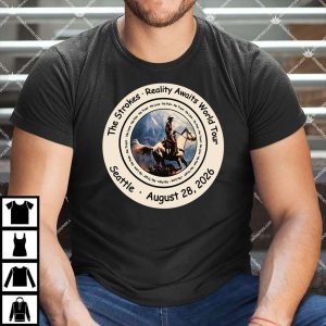The Strokes Reality Awaits World Tour 2026 T Shirt
