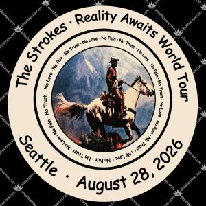 The Strokes Reality Awaits World Tour 2026 3 The Strokes Reality Awaits World Tour 2026 T Shirts