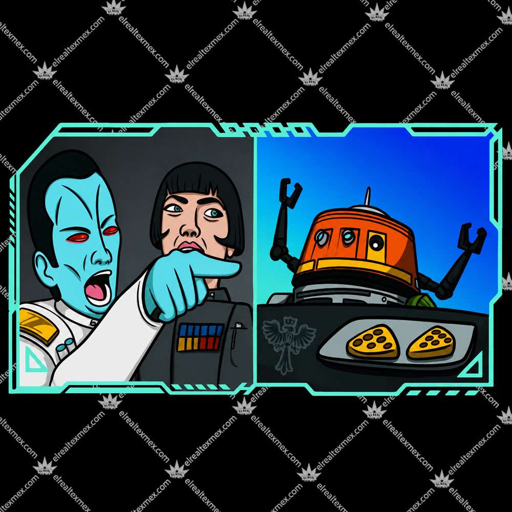 Thrawn vs Chopper | Star Wars Rebels Fan Art 2 Thrawn vs Chopper Star Wars Rebels Fan Art Shirts