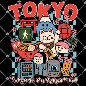 Tokyo Is My Happy Place Shirts