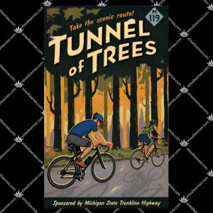 Tunnel of Trees M-119 Bicycle Shirts