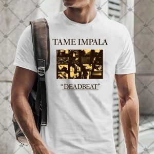 Yellow Tame Impala Deadbeat TShirt
