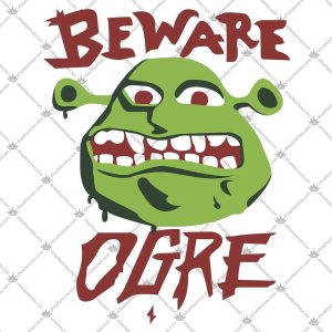 Beware Ogre Shrek Sign 5 Beware Ogre Shrek Sign T Shirts