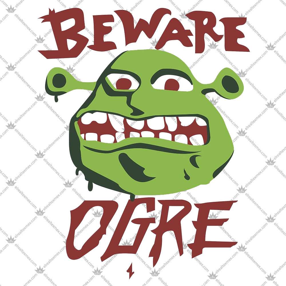 Beware Ogre Shrek Sign 3 Beware Ogre Shrek Sign T Shirts