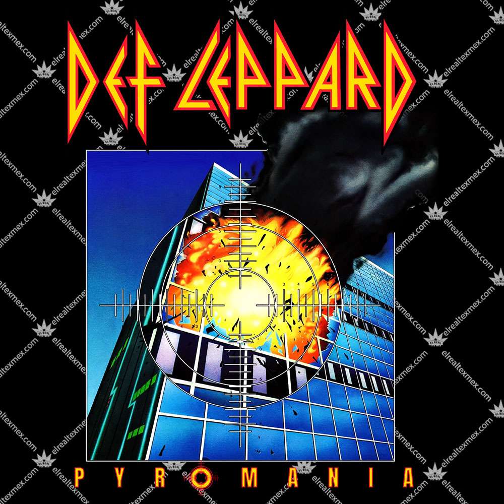 Def Leppard Pyromania Album 2 Def Leppard Pyromania Album T Shirts