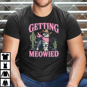 Getting Meowied Cat Bride T Shirt