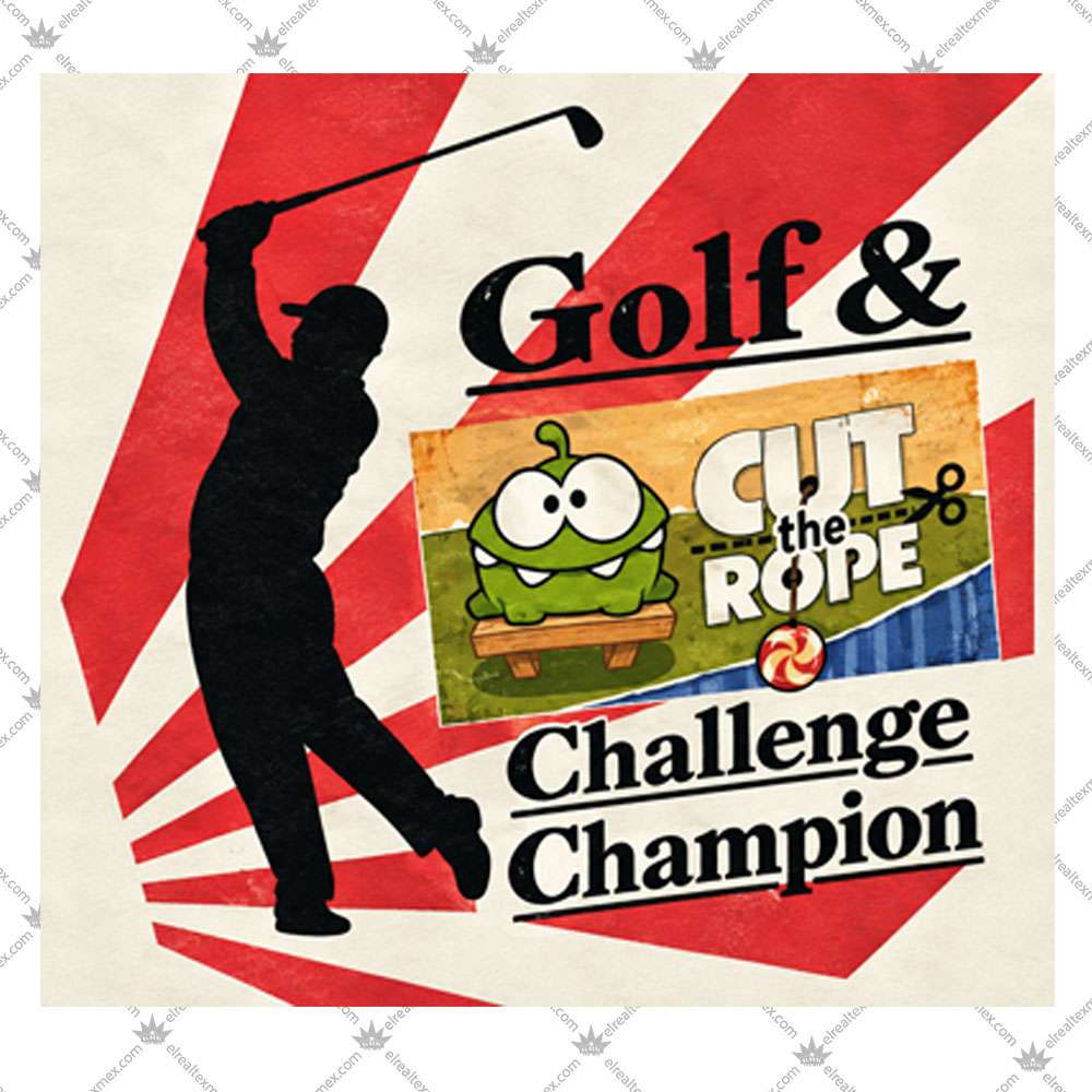 Golf & Cut The Rope Challenge Champion 3 Golf & Cut The Rope Challenge Champion T Shirts