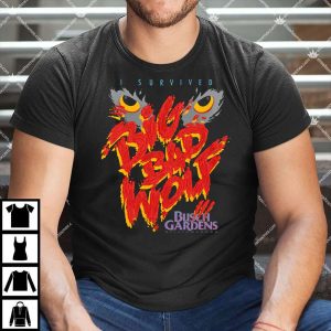 I Survived Big Bad Wolf Busch Gardens Williamsburg T Shirt