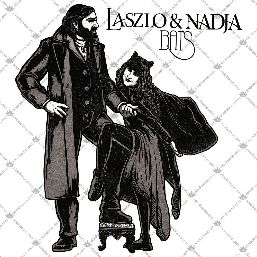 Laszlo & Nadja "Bats" 3 Laszlo & Nadja Bats T Shirts