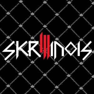 Skrillex Skrillinois Red Three Bar Logo 3 Skrillex Skrillinois Red Three Bar Logo T Shirts