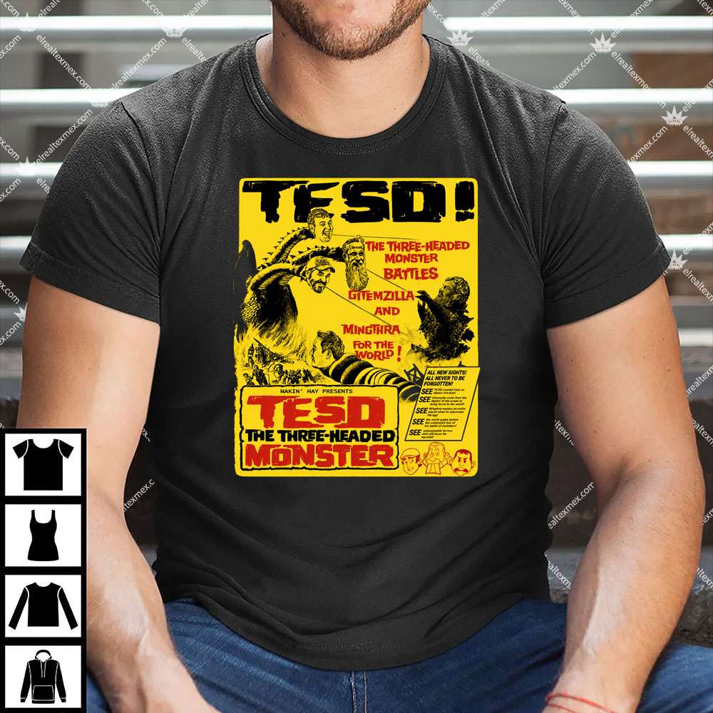 TESD The Three Headed Monster 1 TESD The Three Headed Monster T Shirt